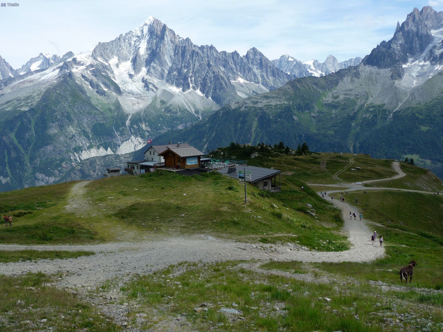 Llegando a Planpraz (Foto: Toni)