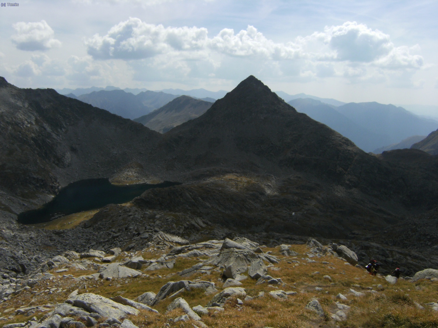 Pic de la Solana de Llauset y Estany del Cap de Llauset