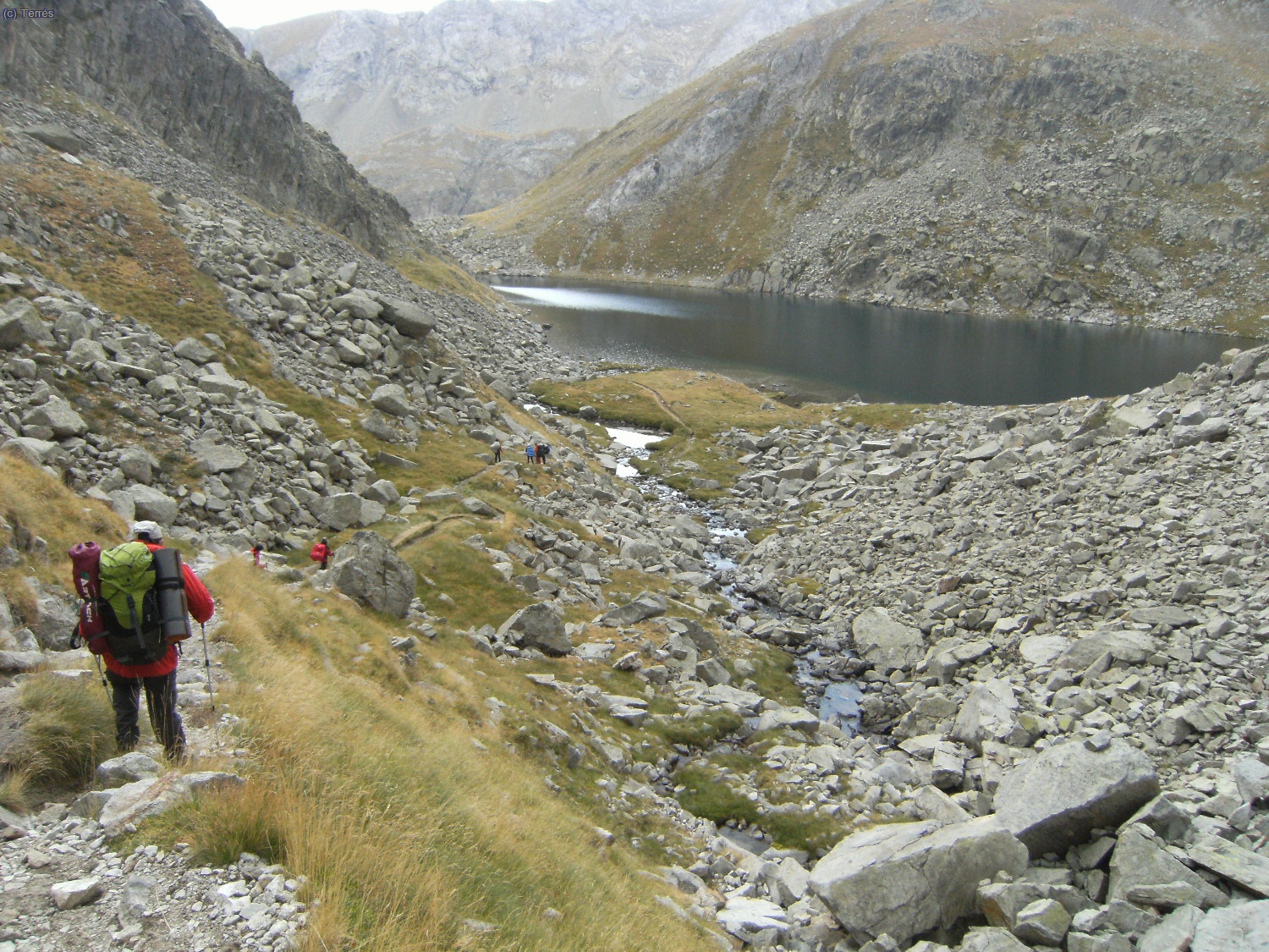Llegando al Estany Botorn&agrave;s