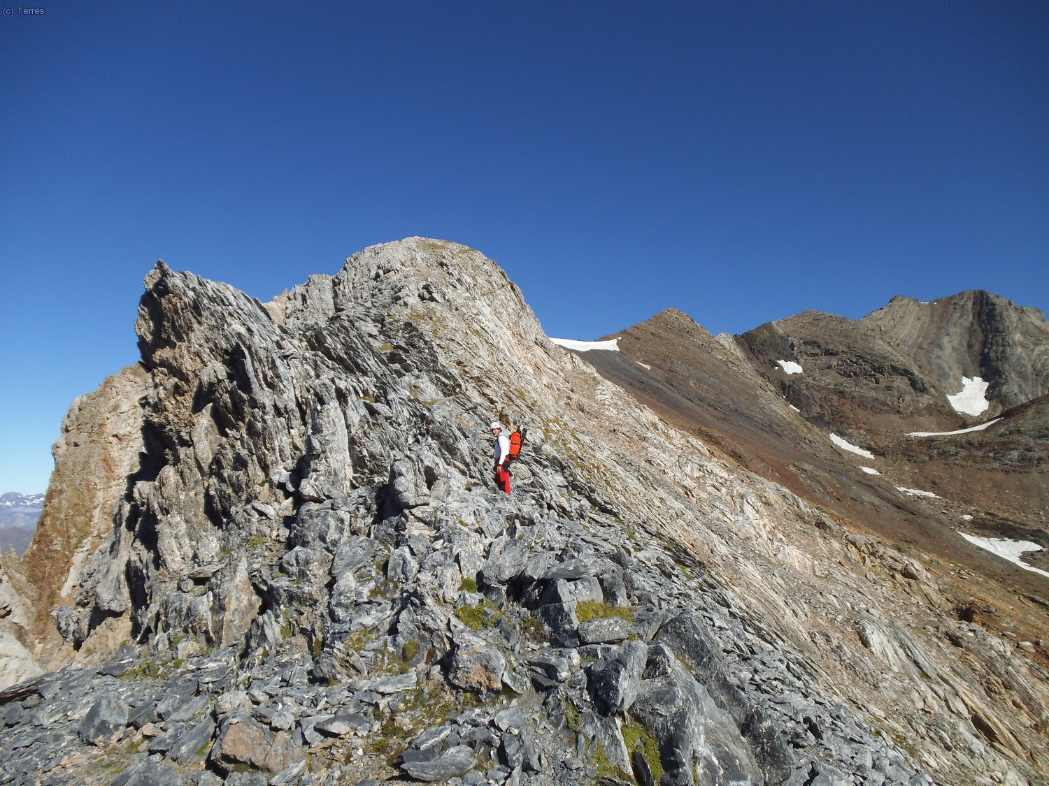 Cresta entre el Diente Royo y Pavots