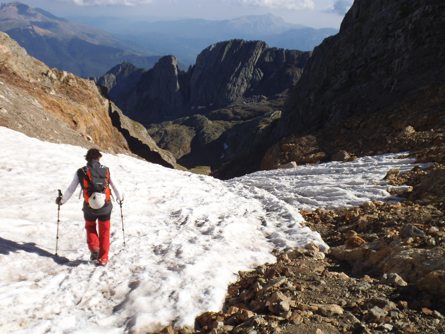 Francesc bajando a la Canal Fonda