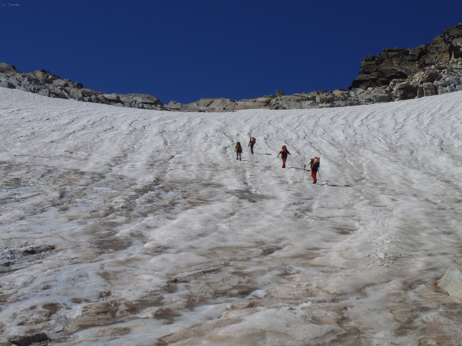 Subiendo al Collado Maldito