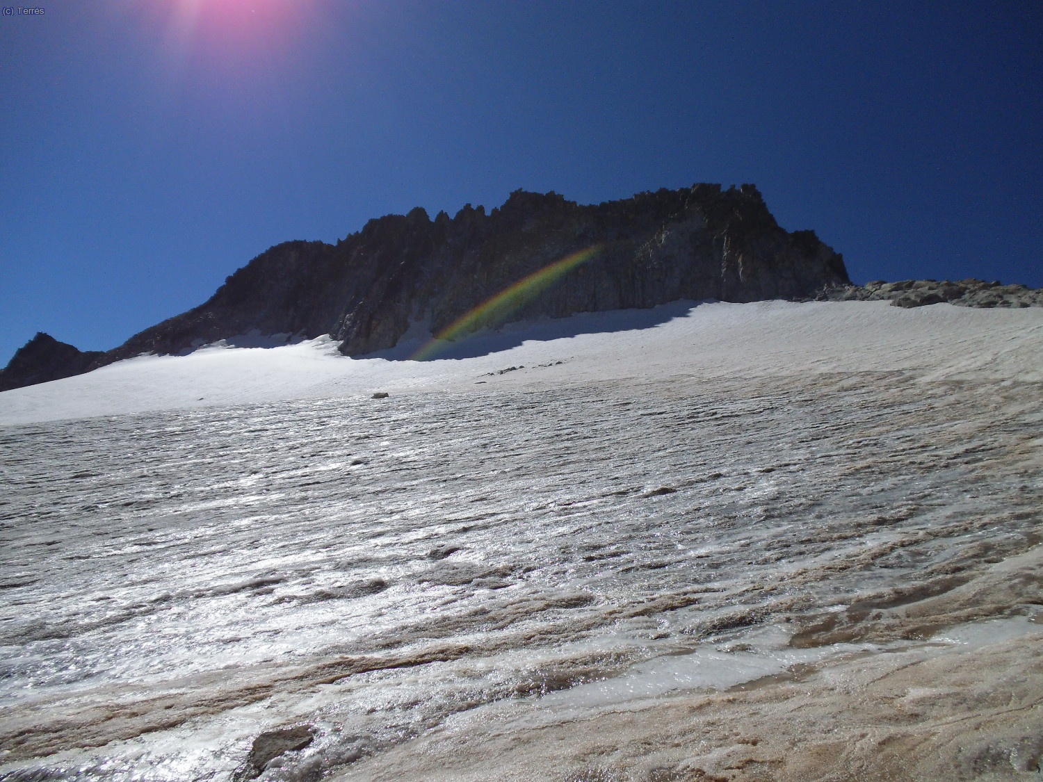 Desde el Glaciar del Aneto, la Punta d