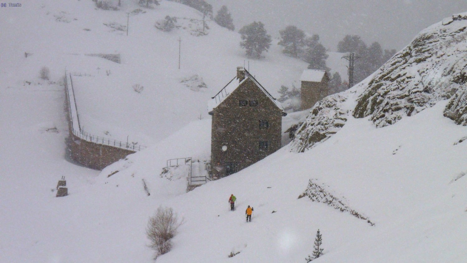 Llegando al Refugio de La Restanca
