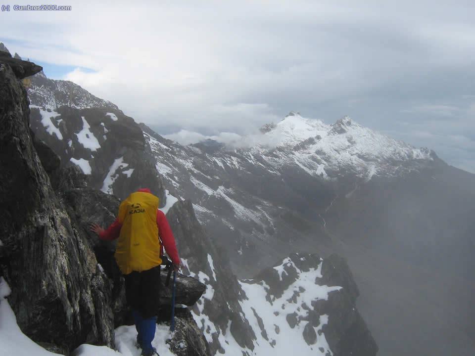 Sierra Nevada de Merida: Pico Humboldt al fondo