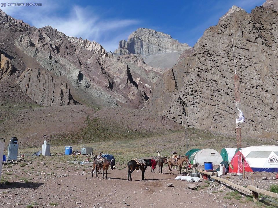 Aconcagua: Campamento Confluencia